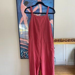 LACAUSA Brooks Sleeveless Linen Jumpsuit